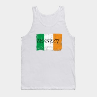 Respect on IRISH Worn Flag Tank Top